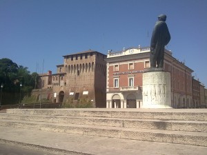 La rocca di Lugo di Romagna, sede comunale e dell'associazione